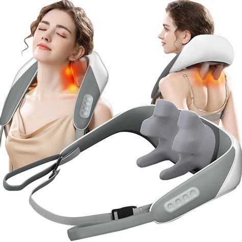 Masajeador El Ctrico Shiatsu Para Espalda Cuello Hombros Y Cuerpo