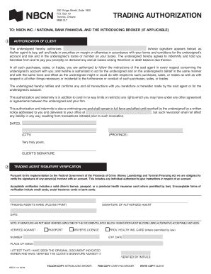 Fillable Online Rothenberg TRADING AUTHORIZATION Rothenbergca Fax