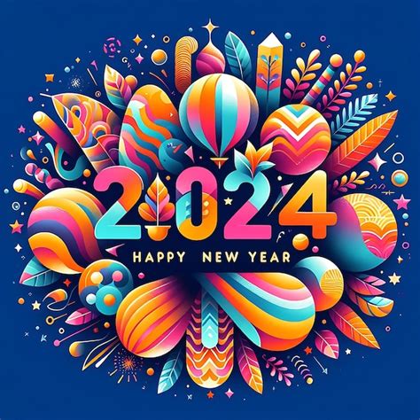 Premium Ai Image Happy New Year 2024