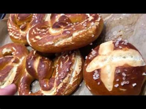 Laugenbrezel selbst gemacht Almanların tuzlu simidi Brezel YouTube