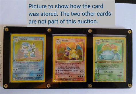 Turtok Base Set St Edition Blastoise First Limited Deutsch