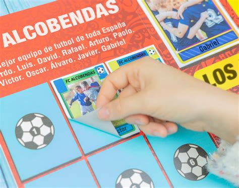 Lbum De Cromos De F Tbol Personalizado Regalo Original