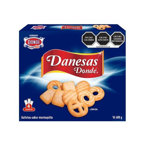 Galletas Dondé Danesas mantequilla 480 g Walmart