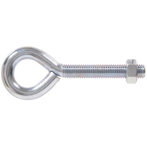 Hillman 5 8 In X 6 In Zinc Plated Coarse Thread Eye Bolt 3 Count At