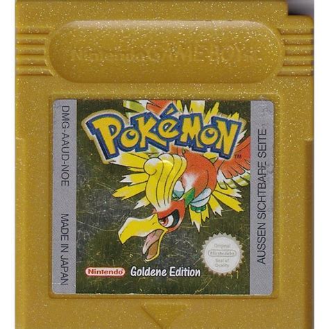 Nintendo Game Boy Color Pokemon Goldene Edition Modul 45496460891