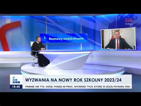 Min P Czarnek W Tv Trwam Polska Szko A Jest Jedn Z