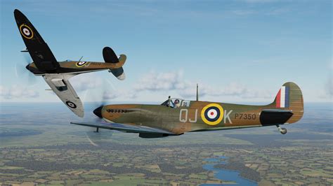 Spitfire Ixc Early Camouflages 1940 V4