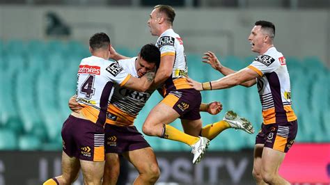 Nrl 2021 Brisbane Broncos Stun Sydney Roosters 34 16 At Scg The