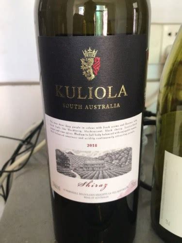 Golden Heights Vineyards Kuliola Shiraz Vivino Australia