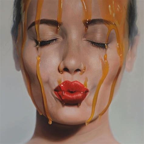 Hyper Realistic Painting Woman By Mike Dargas Hyper Realistic