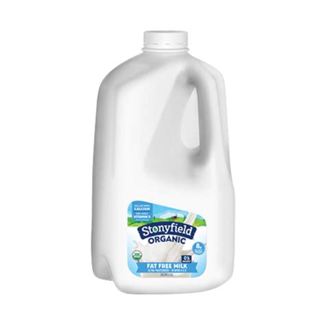 Stonyfield Organic Fat Free Milk Gallon Stonyfield