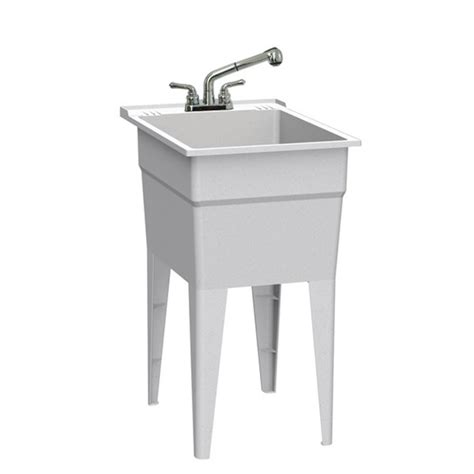 All In One Classic Laundry Sink With Faucet 18 X 24 12 X 32 From