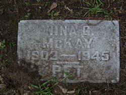 Nina G Mckay M Morial Find A Grave