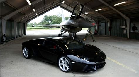 Lamborghini Reventon Vs Fighter Jet