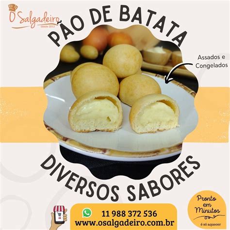 P O De Batata De Requeij O By O Salgadeiro Exclusivo Produto Feito