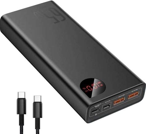 Batterie Externe Baseus W Usb C Chez Amazon Dealabs