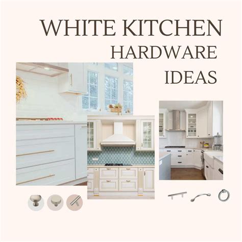 White Cabinet Hardware Ideas Cabinets Matttroy