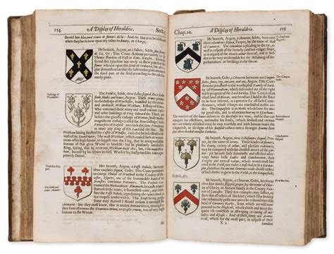 At Auction John Guillim Heraldry Guillim John A Display Of