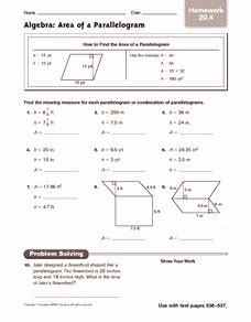 Area Of Rhombus Worksheet Chessmuseum Template Library