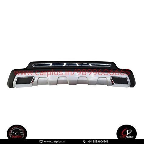 Black ABS KMH Front Rear Bumper Guard For Maruti Suzuki Brezza 1st