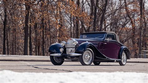 1937 Bugatti Type 57c Vanvooren Roadster The Amelia Auction