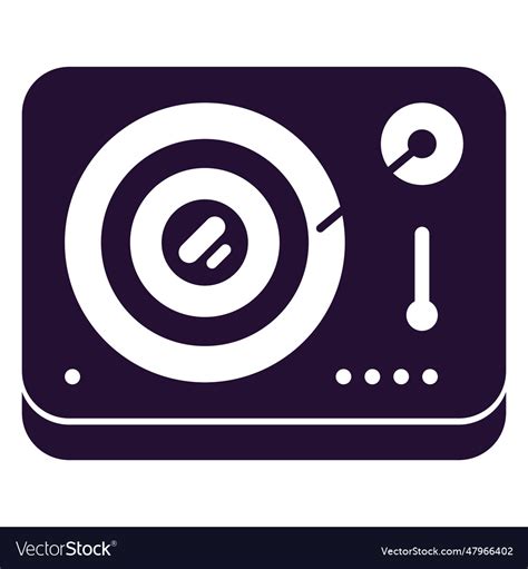 Cd Player Vinyl Royalty Free Vector Image Vectorstock
