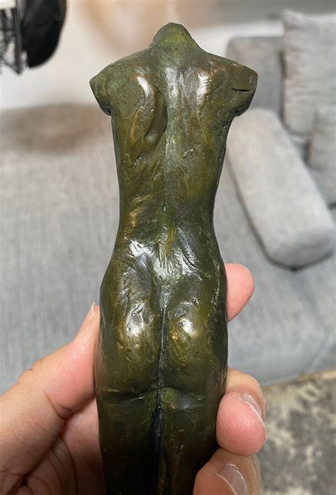 Tom Corbin Signed Limited Edition Bronze Walking Nude Woman Figurative