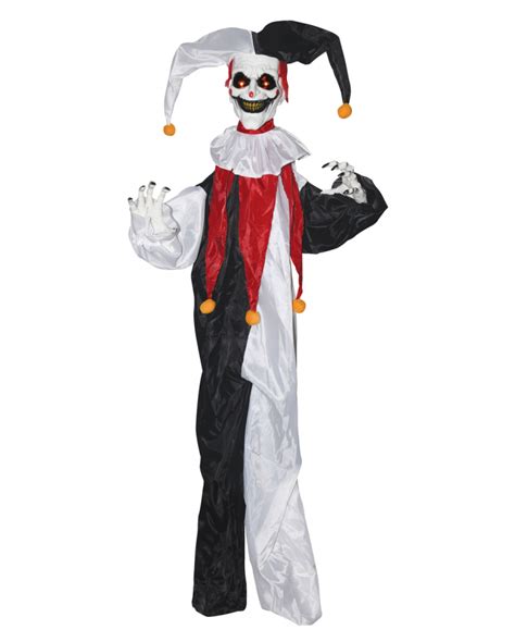 Animated Horror Clown Hanging Figure 144cm Scary Decoration Horror