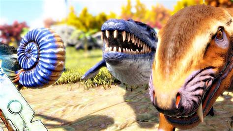 Ark Survival Evolved Basilosaurus Purlovia And Ammonite Early Sneak