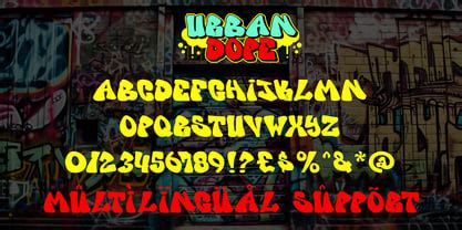 Urban Dope 3d Graffiti Font | Webfont & Desktop | MyFonts