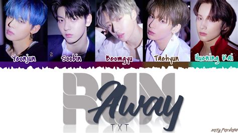 TXT - 'RUN AWAY' Lyrics Chords - Chordify