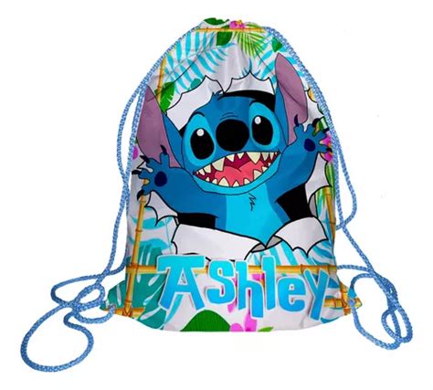 85 Morralito Dulcero Bolo Fiesta Infantil Stich 2 Envío Gratis