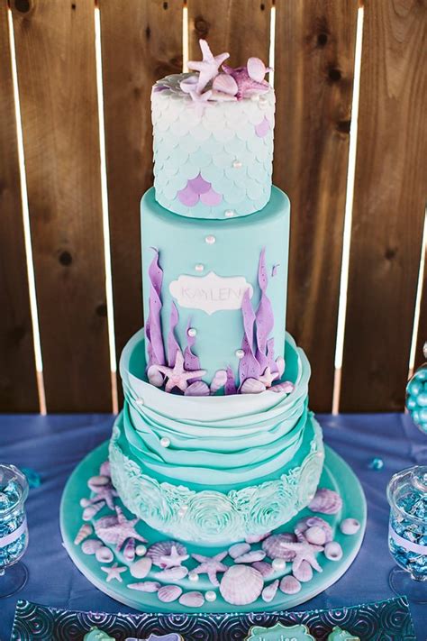 Gorgeous Ombre First Birthday Under The Sea Hostess With The Mostess®