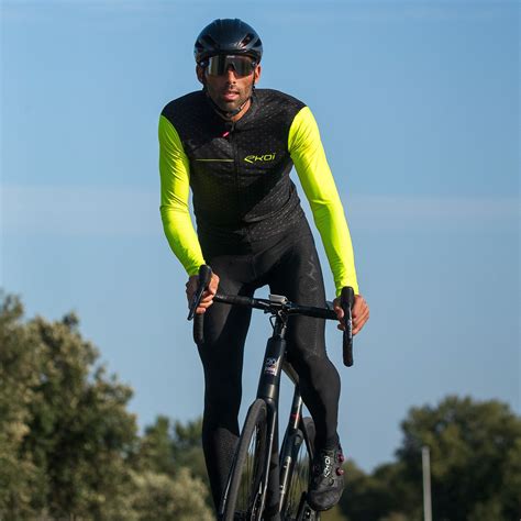 EKOI CROSS ROAD Fluo Yellow LS Jersey