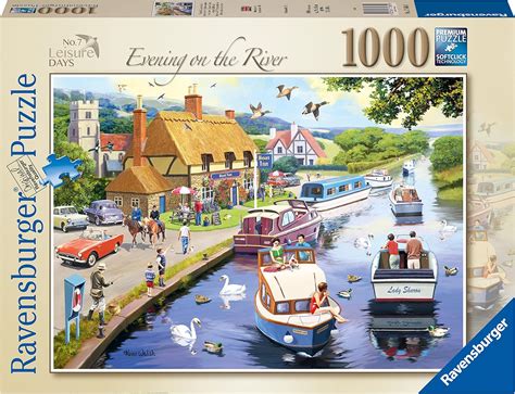 Ravensburger Puzzle Nachmittag im Fluss 1000 Teile Puzzle für