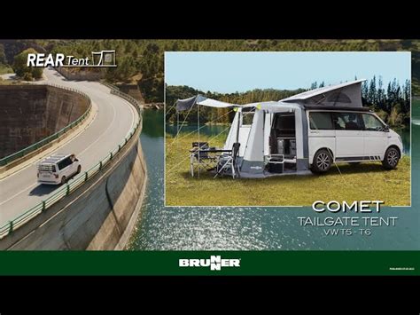 Brunner Comet Rear Tent For VW T5 T6 Berger Camping