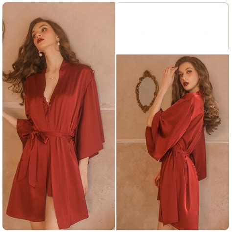 Jual Sexy Lingerie Dress Baju Sexy Wanita Bahan Satin Lingerie Satin Sexy Night Dress