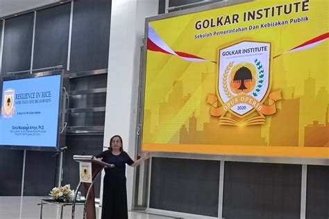 Eks Presiden Filipina Gloria Arroyo Hadir Di DPP Golkar Beri Kuliah