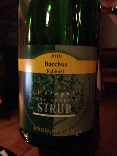 Weingut Hans Andreas Strub Bacchus Kabinett Vivino US