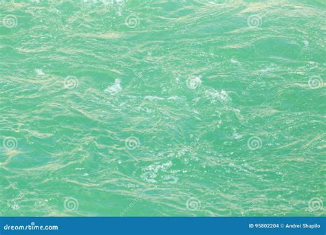 Rough Water On The Surface Stock Photo Image Of Texture 95802204