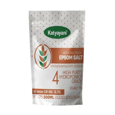 Granules Agricultural Grade Magnesium Sulphate Epsom Salt Gm