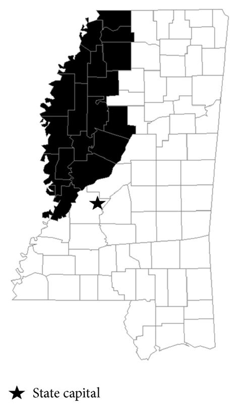 The 18-county Mississippi Delta region. The Mississippi Delta region ...