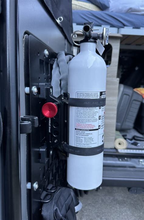 The Best Fire Extinguisher And Molle Panel Mount For Your Van