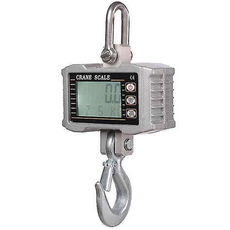 Digital Hanging Scale 300kg 1000kg 2200lbs Portable Industrial Heavy