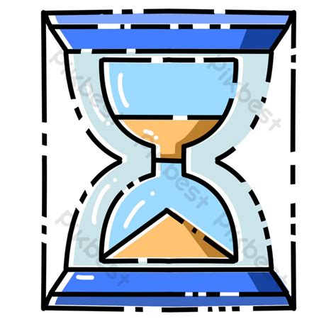 Blue Learning Hourglass Png Images Psd Free Download Pikbest