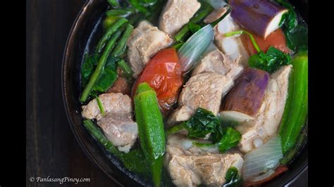 Pork Sinigang How To Cook Sinigang Panlasang Pinoy Youtube