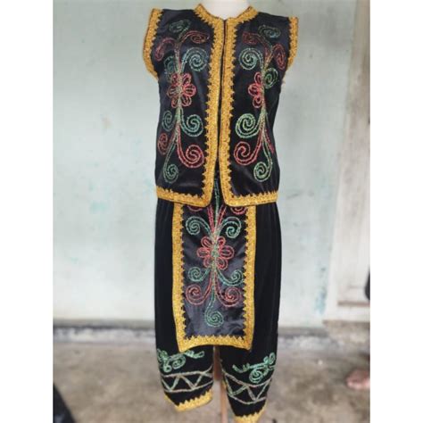 Jual Baju Adat Dayak Bahan Bludru Shopee Indonesia