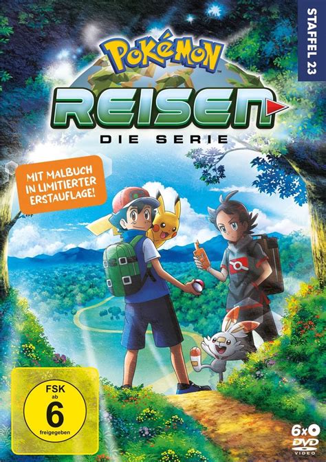 Pokémon Reisen Serie Staffel 23 6 DVDs von Masamitsu Hidaka