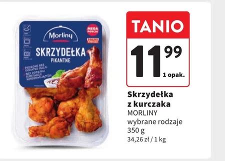 Skrzydełka z kurczaka Morliny promocja Intermarche Super Ding pl