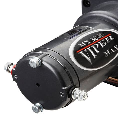 Viper Winches® Mx3000 Nc Bl50 Atv Utv Max 3 000 Lbs Winch Kit With 50 Blue Synthetic Rope